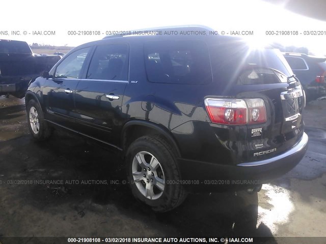 1GKER23748J170078 - 2008 GMC ACADIA SLT-1 BLACK photo 3