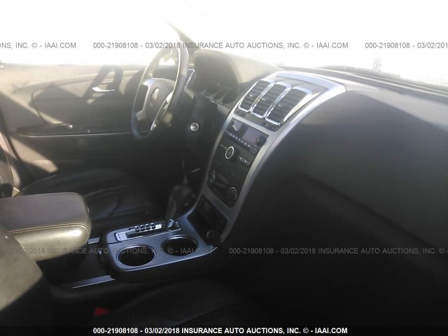 1GKER23748J170078 - 2008 GMC ACADIA SLT-1 BLACK photo 5