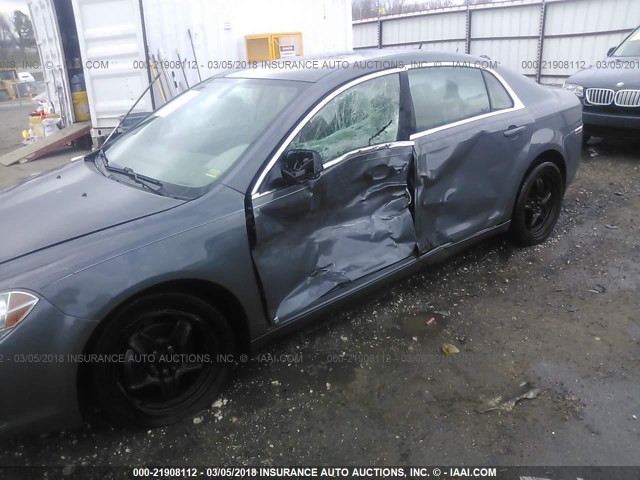 1G1ZG57B79F101739 - 2009 CHEVROLET MALIBU LS ნაცრისფერი ფოტო 6