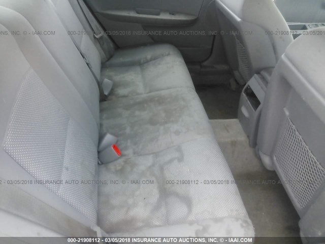 1G1ZG57B79F101739 - 2009 CHEVROLET MALIBU LS ნაცრისფერი ფოტო 8