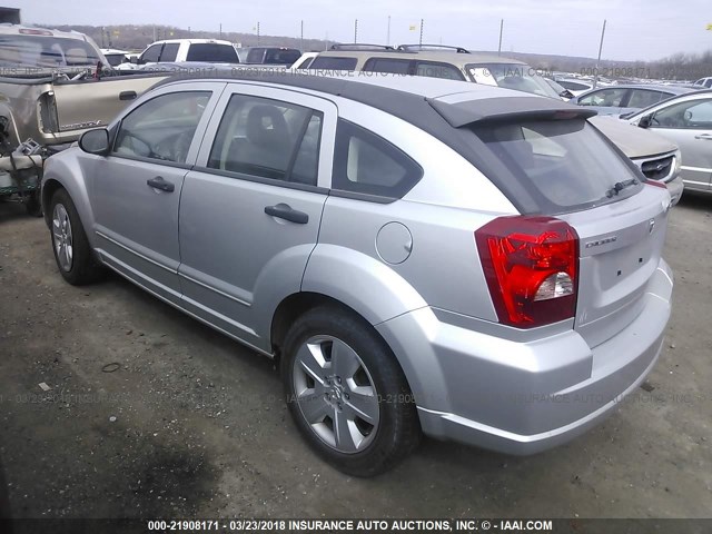 1B3HB48B47D592999 - 2007 DODGE CALIBER SXT GRAY photo 3