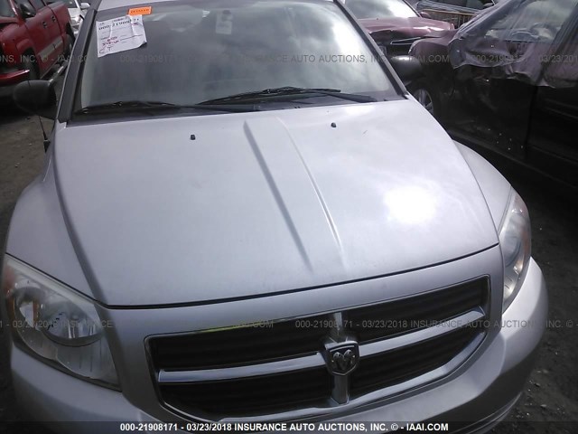 1B3HB48B47D592999 - 2007 DODGE CALIBER SXT GRAY photo 6