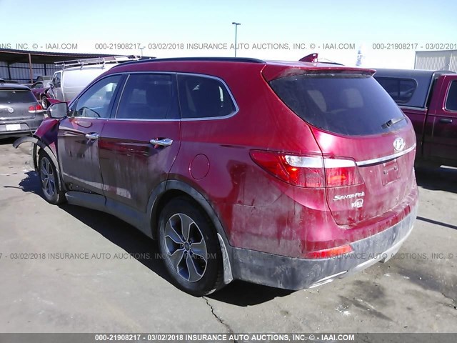 KM8SMDHF7GU148660 - 2016 HYUNDAI SANTA FE SE RED photo 3