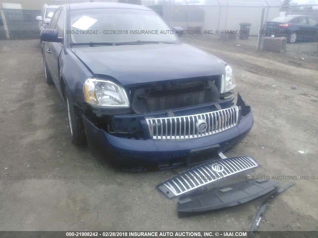 1MEFM43196G605966 - 2006 MERCURY MONTEGO PREMIER BLUE photo 6