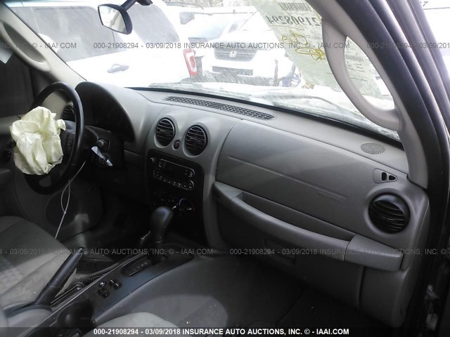1J4GL48K87W713300 - 2007 JEEP LIBERTY SPORT 绿色 照片 5