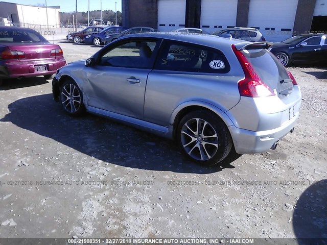 YV1MK672X82048797 - 2008 VOLVO C30 T5 SILVER photo 3