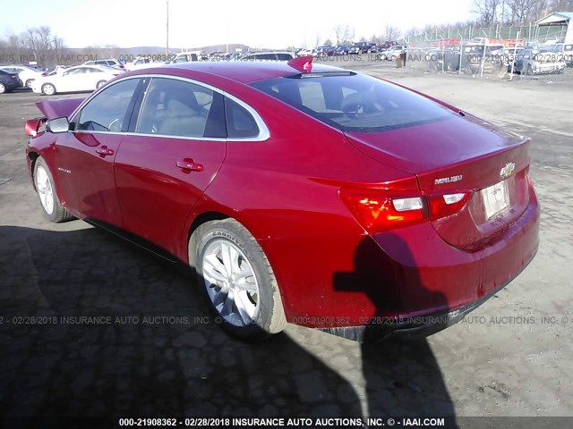 1G1ZE5ST0GF279091 - 2016 CHEVROLET MALIBU LT RED photo 3