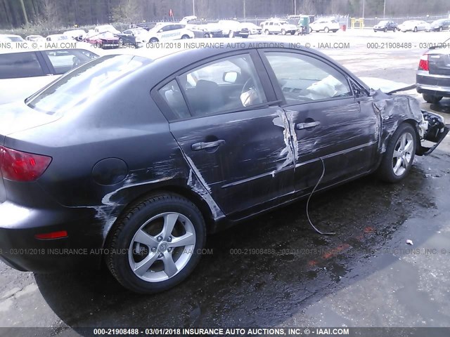 JM1BK12F251245264 - 2005 MAZDA 3 I BLACK photo 6