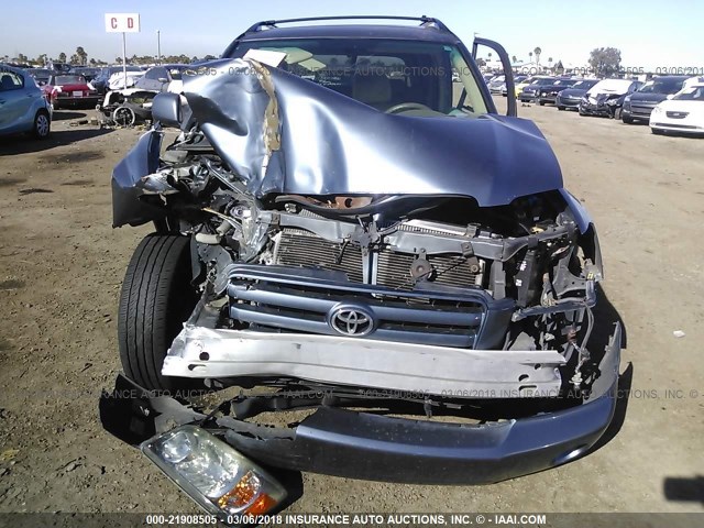 JTEDP21A250055293 - 2005 TOYOTA HIGHLANDER LIMITED GRAY photo 6