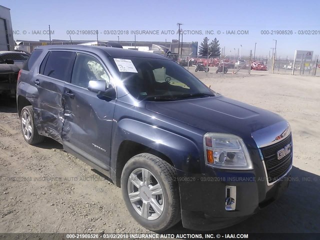 2GKFLVEKXE6341238 - 2014 GMC TERRAIN SLE GRAY photo 1