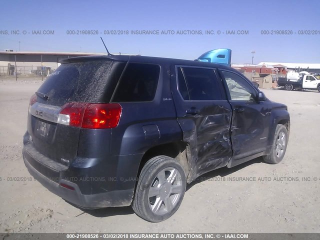 2GKFLVEKXE6341238 - 2014 GMC TERRAIN SLE GRAY photo 4