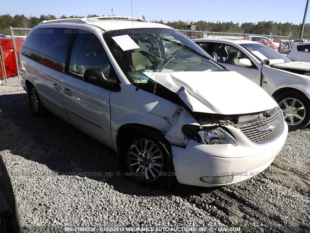 2C8GP64L23R106587 - 2003 CHRYSLER TOWN & COUNTRY LIMITED WHITE photo 1