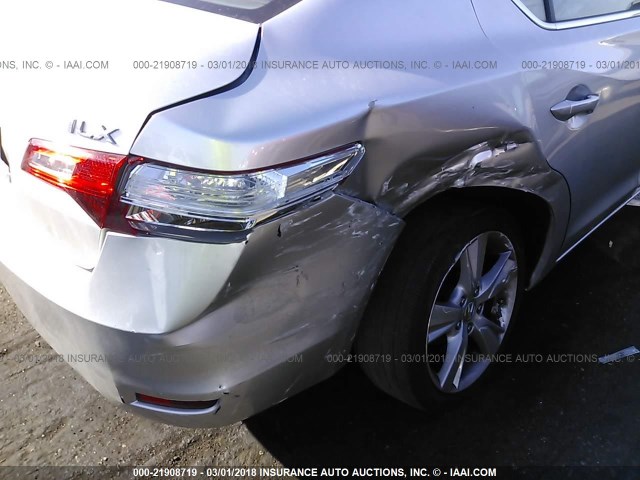 19VDE1F72FE008462 - 2015 ACURA ILX 20 TECH SILVER photo 6