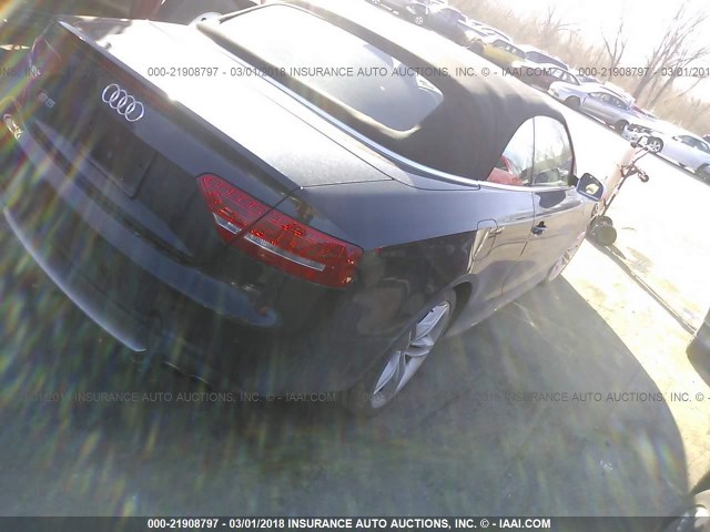 WAUVGAFH4AN019415 - 2010 AUDI S5 PRESTIGE BLACK photo 4