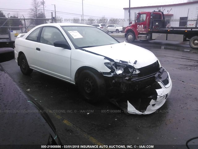 1HGEM22164L008024 - 2004 HONDA CIVIC DX VP WHITE photo 1
