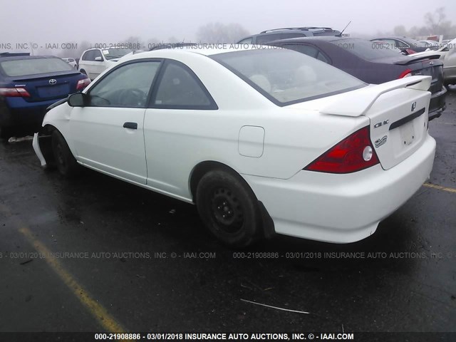 1HGEM22164L008024 - 2004 HONDA CIVIC DX VP WHITE photo 3