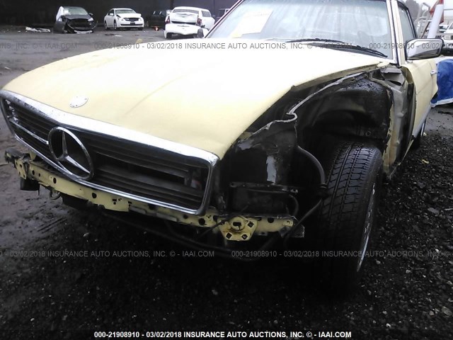 10704412039636 - 1977 MERCEDES-BENZ SL CLASS  YELLOW photo 6