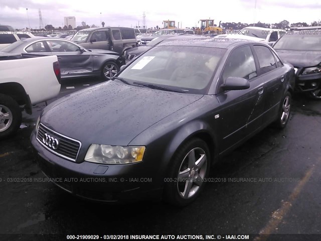 WAUJC68E95A118447 - 2005 AUDI A4 1.8T/1.8T SPECIAL GRAY photo 2