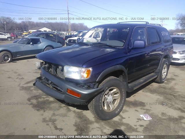 JT3HN86R7V0064668 - 1997 TOYOTA 4RUNNER SR5 PURPLE photo 2