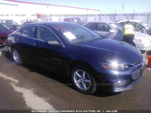 1G1ZB5ST6GF191879 - 2016 CHEVROLET MALIBU LS 深蓝色 照片 1