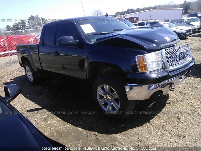 1GTEK39J29Z287959 - 2009 GMC SIERRA K1500 SLT BLACK photo 1