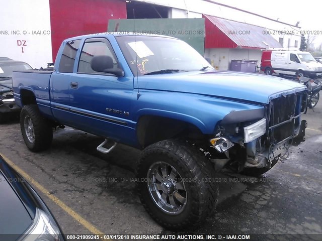 1B7KF23Z21J529720 - 2001 DODGE RAM 2500 BLUE photo 1