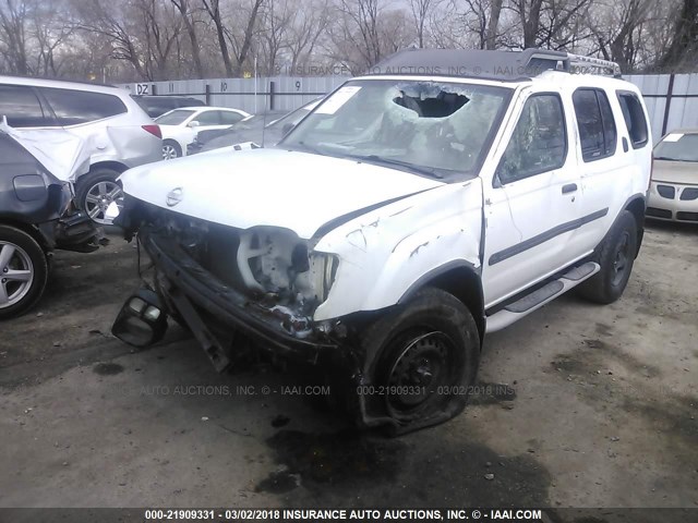 5N1ED28Y12C563863 - 2002 NISSAN XTERRA XE/SE WHITE photo 2