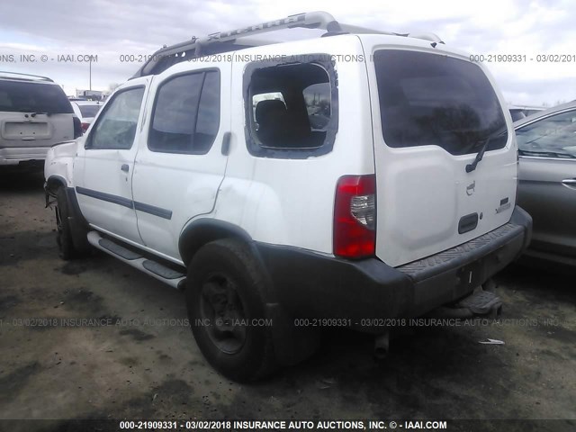 5N1ED28Y12C563863 - 2002 NISSAN XTERRA XE/SE WHITE photo 3