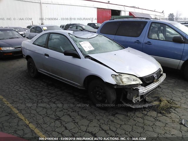 1HGEM22374L029319 - 2004 HONDA CIVIC DX VP GRAY photo 1