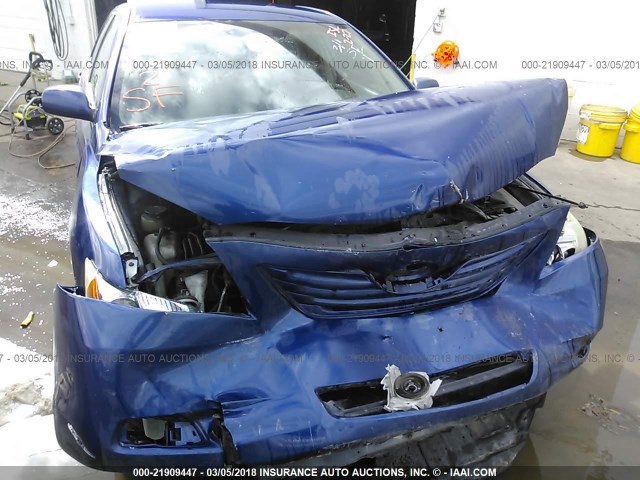 4T1BE46K87U041002 - 2007 TOYOTA CAMRY NEW GENERAT CE/LE/XLE/SE BLUE photo 6