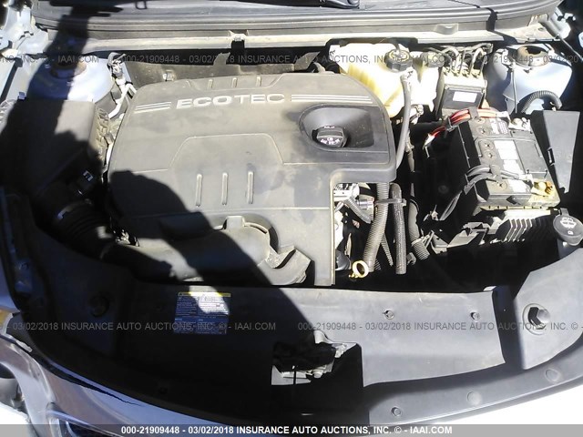 1G1ZH57BX94160485 - 2009 CHEVROLET MALIBU 1LT Light Blue photo 10