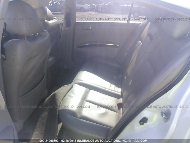 1N4BA41E07C805406 - 2007 NISSAN MAXIMA SE/SL WHITE photo 8