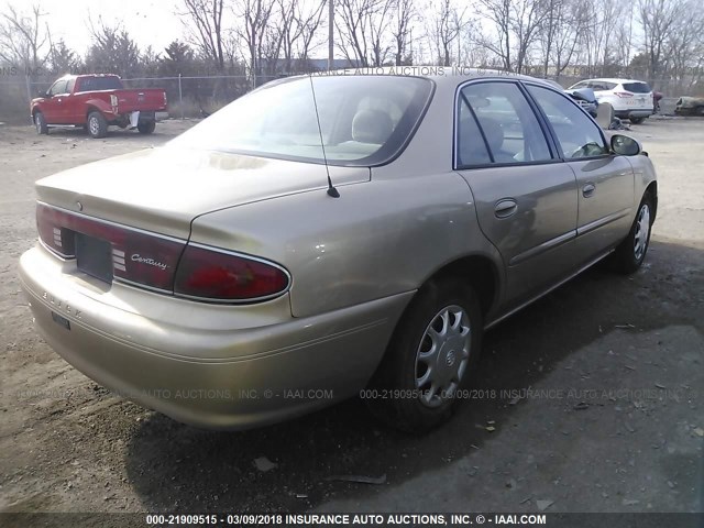 2G4WS52J251169872 - 2005 BUICK CENTURY CUSTOM GOLD photo 4