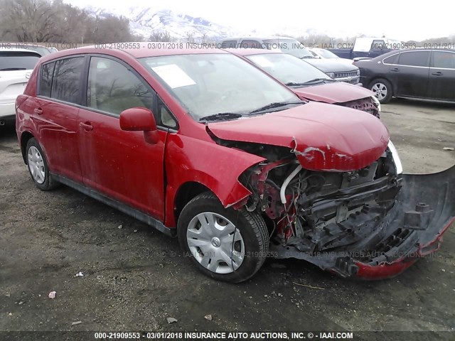 3N1BC1CP8AL368934 - 2010 NISSAN VERSA S/SL RED photo 1