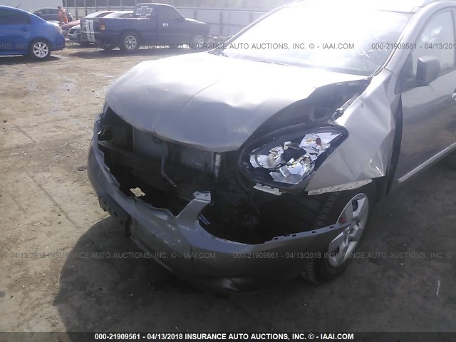 JN8AS5MV4FW250837 - 2015 NISSAN ROGUE SELECT S GRAY photo 6