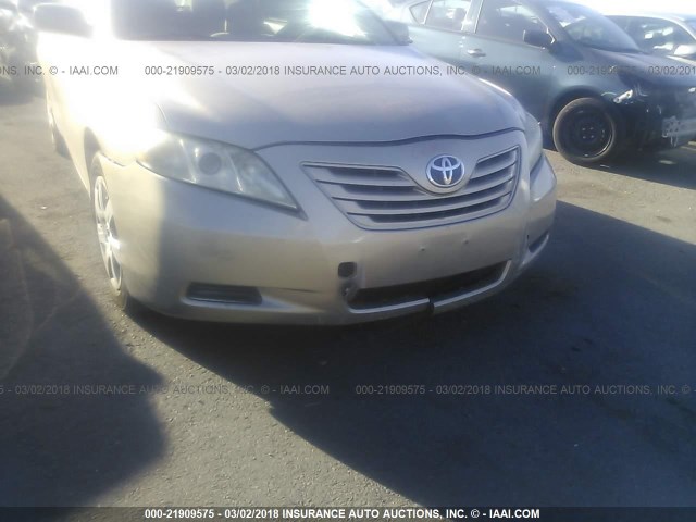 4T1BE46K37U159653 - 2007 TOYOTA CAMRY NEW GENERATION CE/LE/XLE/SE GOLD photo 6