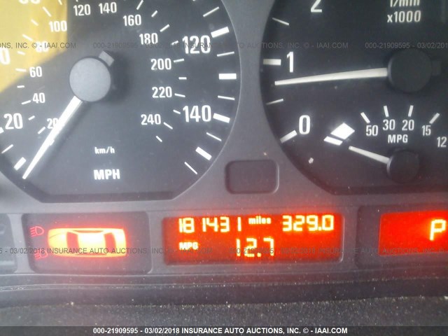 WBAAM5330XFR05323 - 1999 BMW 328 I AUTOMATIC BLUE photo 7