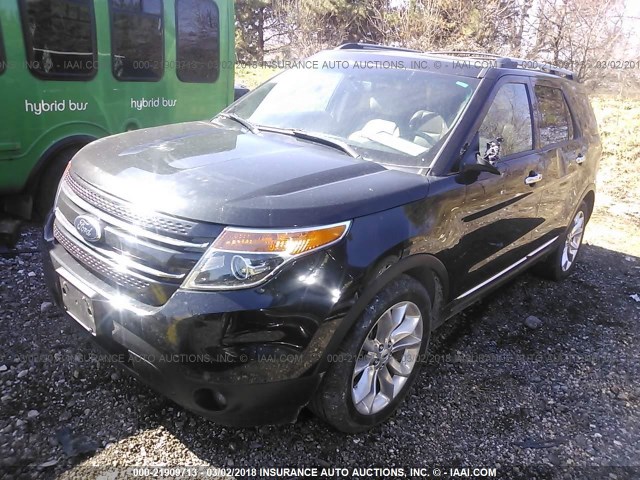 1FM5K7F87DGA78922 - 2013 FORD EXPLORER LIMITED 黑色 照片 2