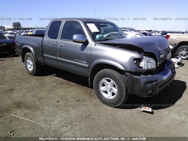 5TBBT44135S471471 - 2005 TOYOTA TUNDRA ACCESS CAB SR5 GRAY photo 1