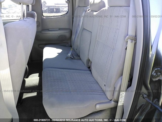 5TBBT44135S471471 - 2005 TOYOTA TUNDRA ACCESS CAB SR5 GRAY photo 8