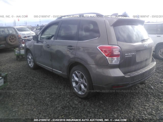 JF2SJATCXHH540486 - 2017 SUBARU FORESTER 2.5I TOURING BROWN photo 3