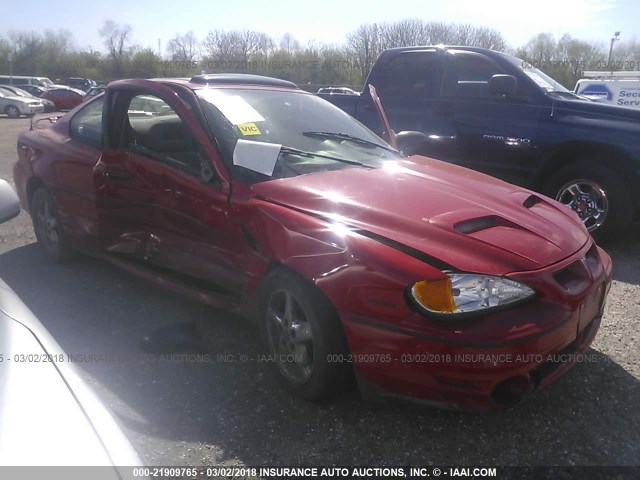 1G2NW12E84M651818 - 2004 PONTIAC GRAND AM GT RED photo 1