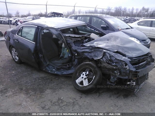 1G1ZG57B684201616 - 2008 CHEVROLET MALIBU LS GRAY photo 1