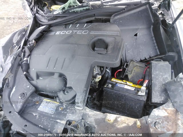 1G1ZG57B684201616 - 2008 CHEVROLET MALIBU LS GRAY photo 10