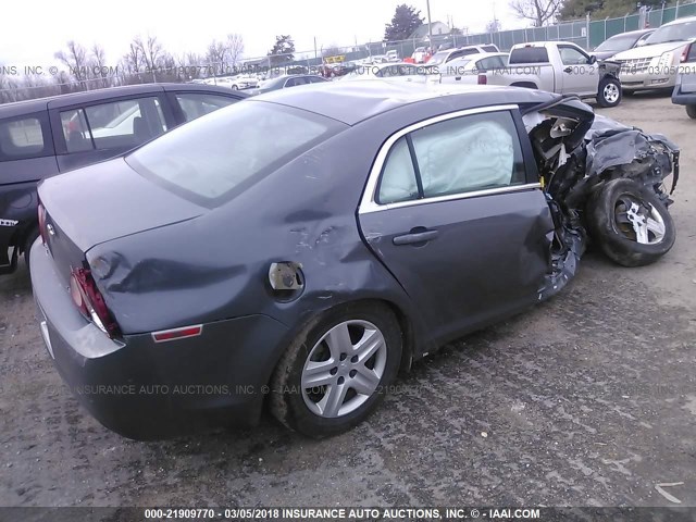 1G1ZG57B684201616 - 2008 CHEVROLET MALIBU LS GRAY photo 4