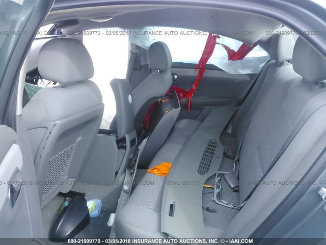 1G1ZG57B684201616 - 2008 CHEVROLET MALIBU LS GRAY photo 8
