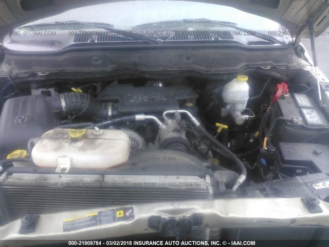 1D7KU28D84J112339 - 2004 DODGE RAM 2500 ST/SLT 金色 照片 10