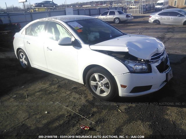 1G1PC5SB2E7158414 - 2014 CHEVROLET CRUZE LT WHITE photo 1