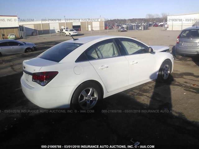 1G1PC5SB2E7158414 - 2014 CHEVROLET CRUZE LT WHITE photo 4