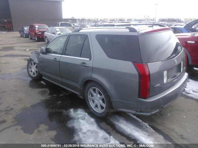 1GYEE63A450188120 - 2005 CADILLAC SRX GRAY photo 3